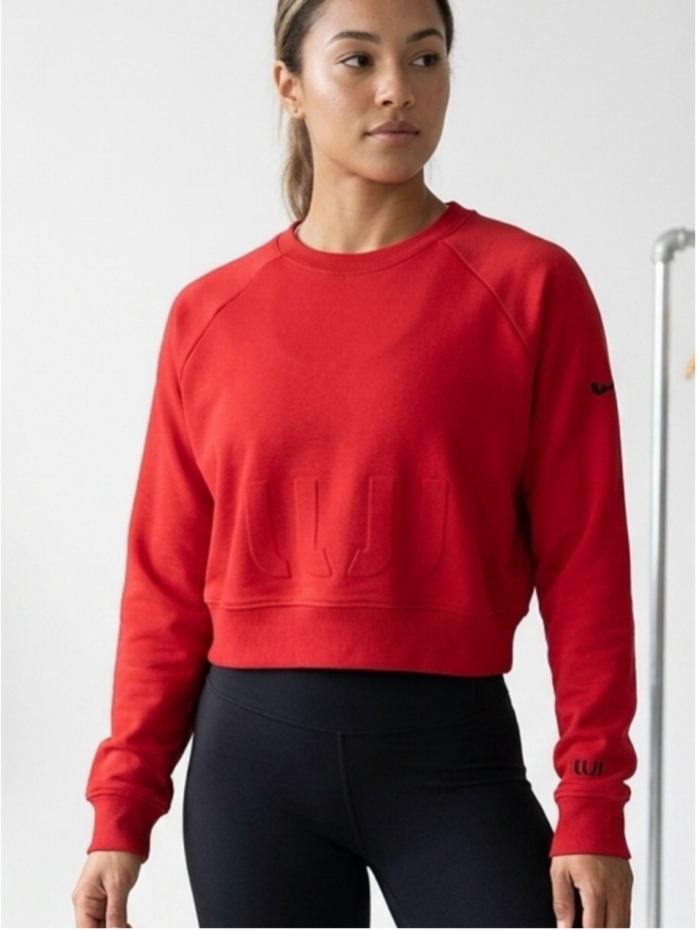 Women's Nike Dri-FIT Red Cropped Sweatshirt Size XS. 2032